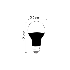 Zmr_9W RGB Kumandalı Dimmer LED Ampul E27 800Lm_11181111