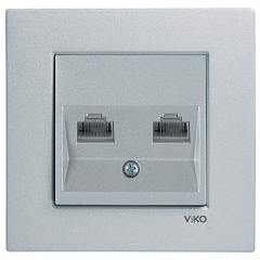 Novella_İkili Data Prizi (2 X RJ45 CAT5E) (Mekanizma, Kapak, Mekanizma+Kapak)