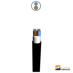 2x35mm² NA2XH Kablo Siyah 1000M 0.6/1 kV XLPE İzoleli, Halojensiz, Alev İletmeyen, Çok Damarlı, Çok Telli, Alüminyum İletkenli Kablolar