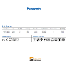 18W Kare SLİM LED Panel - 4000K_Viko by Panasonic