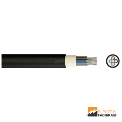 3x70+35mm² NA2XH Kablo Siyah 1000M 0.6/1 kV XLPE İzoleli, Halojensiz, Alev İletmeyen, Çok Damarlı, Çok Telli, Alüminyum İletkenli Kablolar