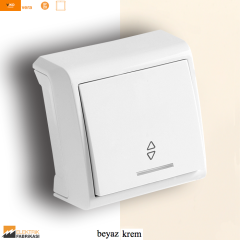 Vera IP20 Sıva Üstü Işıklı Veavien (Beyaz I Krem)_Viko by Panasonic