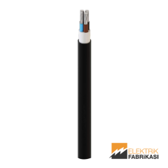 3x240+120mm² NA2XH Kablo Siyah 500M 0.6/1 kV XLPE İzoleli, Halojensiz, Alev İletmeyen, Çok Damarlı, Çok Telli, Alüminyum İletkenli Kablolar