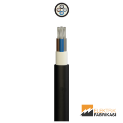 4x16mm² NA2XH Kablo Siyah 500M 0.6/1 kV XLPE İzoleli, Halojensiz, Alev İletmeyen, Çok Damarlı, Çok Telli, Alüminyum İletkenli Kablolar