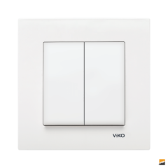 Karre Clean Sıva Altı Komutatör (Beyaz I Krem)_Viko by Panasonic