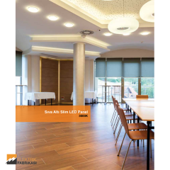 12W Yuvarlak Tip 155mmØ 810Lm Sıva Altı LED Panel 3000K_Viko by Panasonic