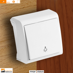 Vera IP20 Sıva Üstü Light Anahtarı (Meşe I Maun)_Viko by Panasonic