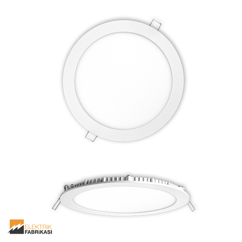 18W Yuvarlak Tip 210mmØ 1280Lm Sıva Altı LED Panel 3000K_Viko by Panasonic