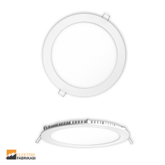 18W Yuvarlak Tip 210mmØ 1280Lm Sıva Altı LED Panel 3000K_Viko by Panasonic