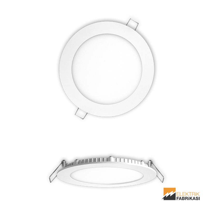12W Yuvarlak Tip 155mmØ 810Lm Sıva Altı LED Panel 4200K_Viko by Panasonic