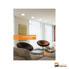 15W Yuvarlak Tip 175mmØ 1080Lm Sıva Altı LED Panel 4200K_Viko by Panasonic