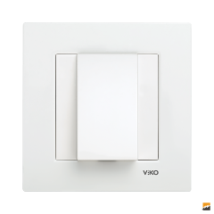 Karre Clean Sıva Altı Kablo Çıkış Kapağı (Beyaz I Krem)_Viko by Panasonic