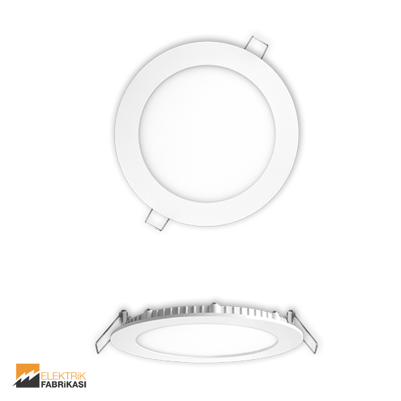 12W Yuvarlak Tip 155mmØ 810Lm Sıva Altı LED Panel 6400K_Viko by Panasonic