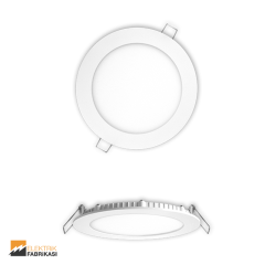 12W Yuvarlak Tip 155mmØ 810Lm Sıva Altı LED Panel 6400K_Viko by Panasonic