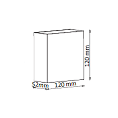 ACK_4W LED Duvar Apliği 260Lm 3000K Beyaz Gövde_AH07-03500
