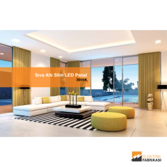 6W Kare Tip 105mmx105mm 360Lm Sıva Altı LED Panel 3000K_Viko by Panasonic
