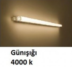 Borled_20W 60cm Elips Led Etanj Armatür 1 Saat Acil Kit 1800Lm 4000K/6500K_ BL-E1-0010-1H 4000K-Gün Işığı