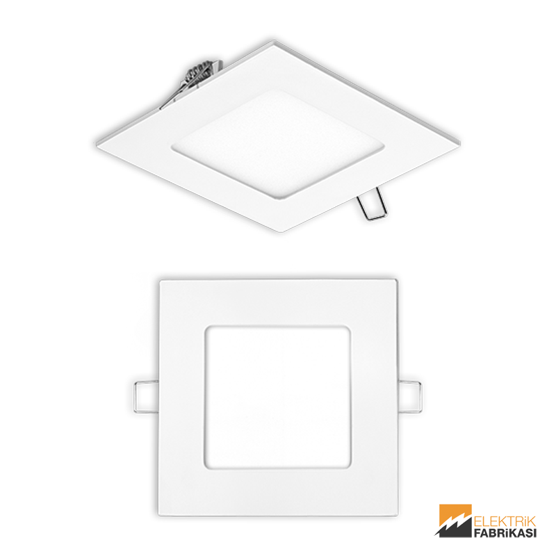 6W Kare Tip 105mmx105mm 360Lm Sıva Altı LED Panel 6400K_Viko by Panasonic