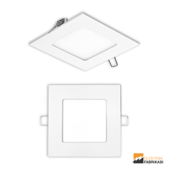 6W Kare Tip 105mmx105mm 360Lm Sıva Altı LED Panel 6400K_Viko by Panasonic