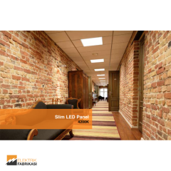 18W Kare Tip 300x300mm 1320Lm Sıva Altı Slim LED Panel 4200K_Viko by Panasonic