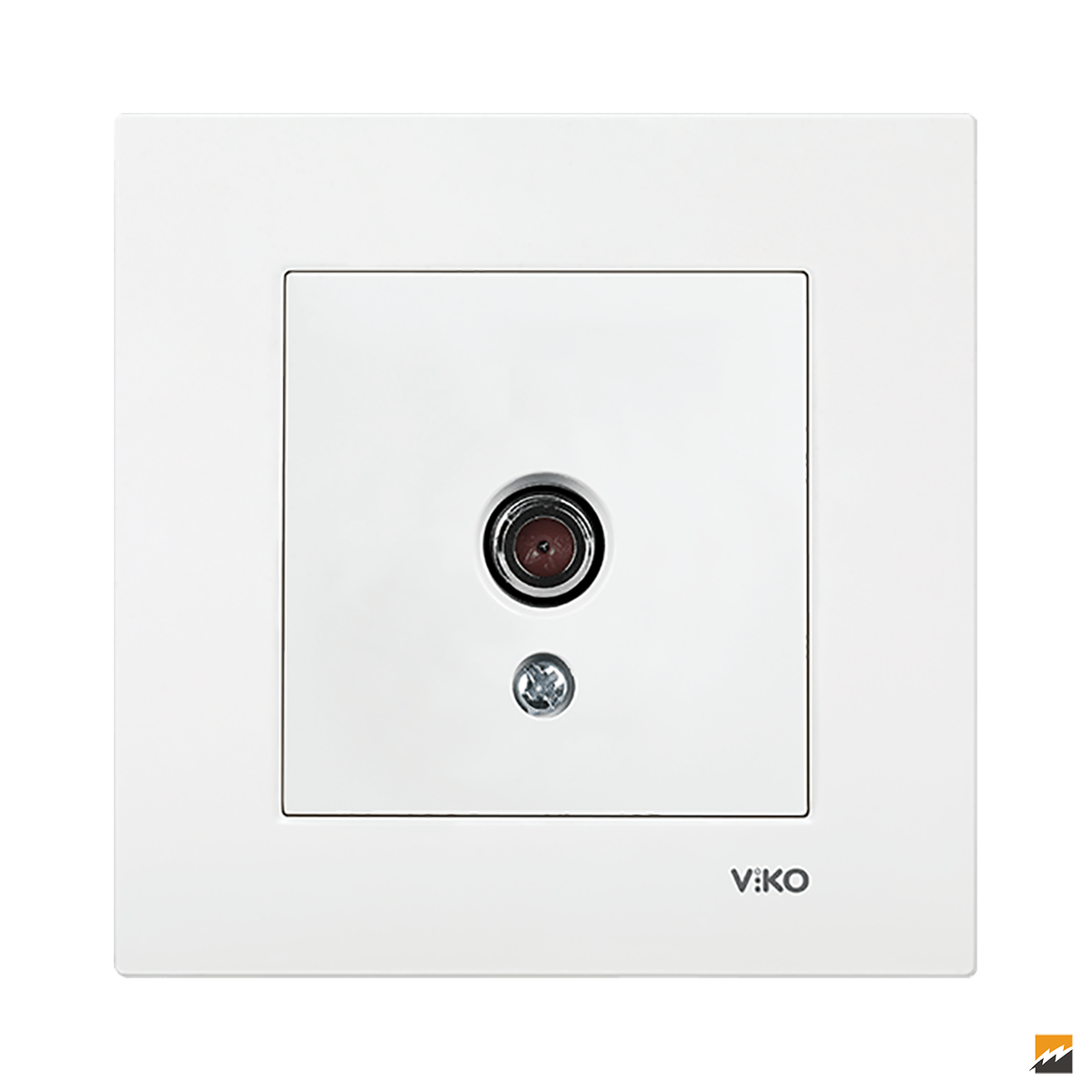 Karre Clean Sıva Altı TV Prizi Dirençsiz (Beyaz I Krem)_Viko by Panasonic