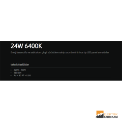 24W Yuvarlak Tip 300mmØ 1850Lm Sıva Üstü Slim LED Panel 6400K_Viko by Panasonic