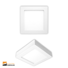 24W Kare Tip 300mmx300mm 1850Lm Sıva Üstü Slim LED Panel 6400K_Viko by Panasonic