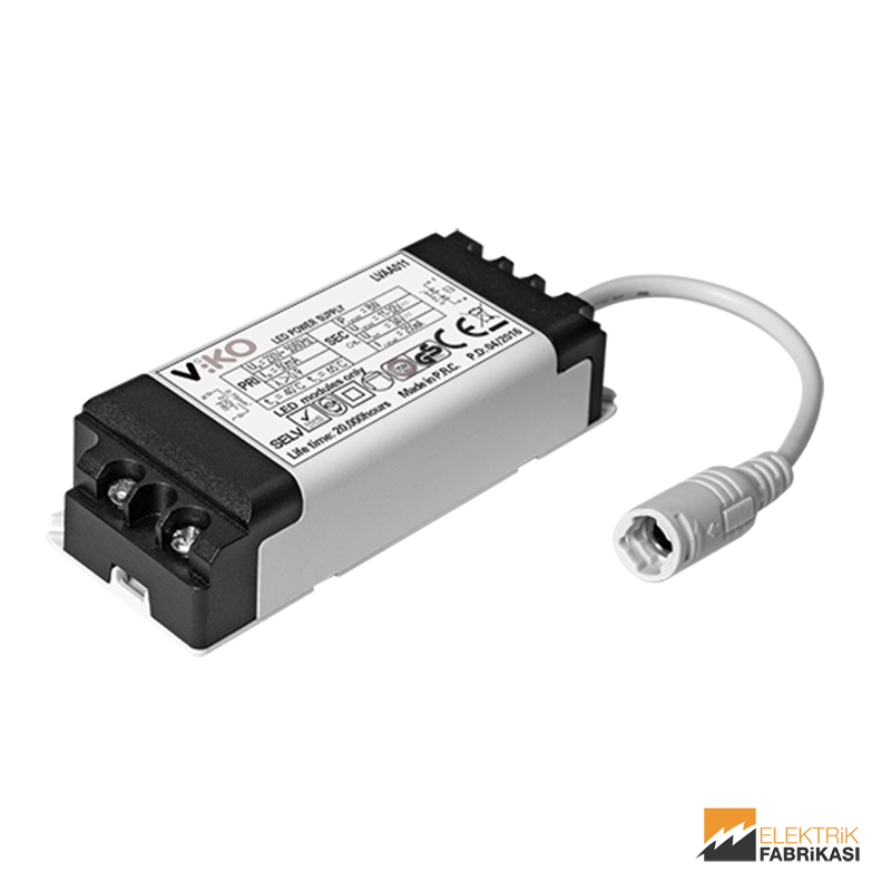 3W Paneller için 250mA 11V-32V LED Sürücü (Driver)_Viko by Panasonic