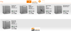 Pacific IP54 Sıva Üstü Etiketli Topraklı Priz-Nemli Yer (Gri I Beyaz I Füme)_Viko by Panasonic