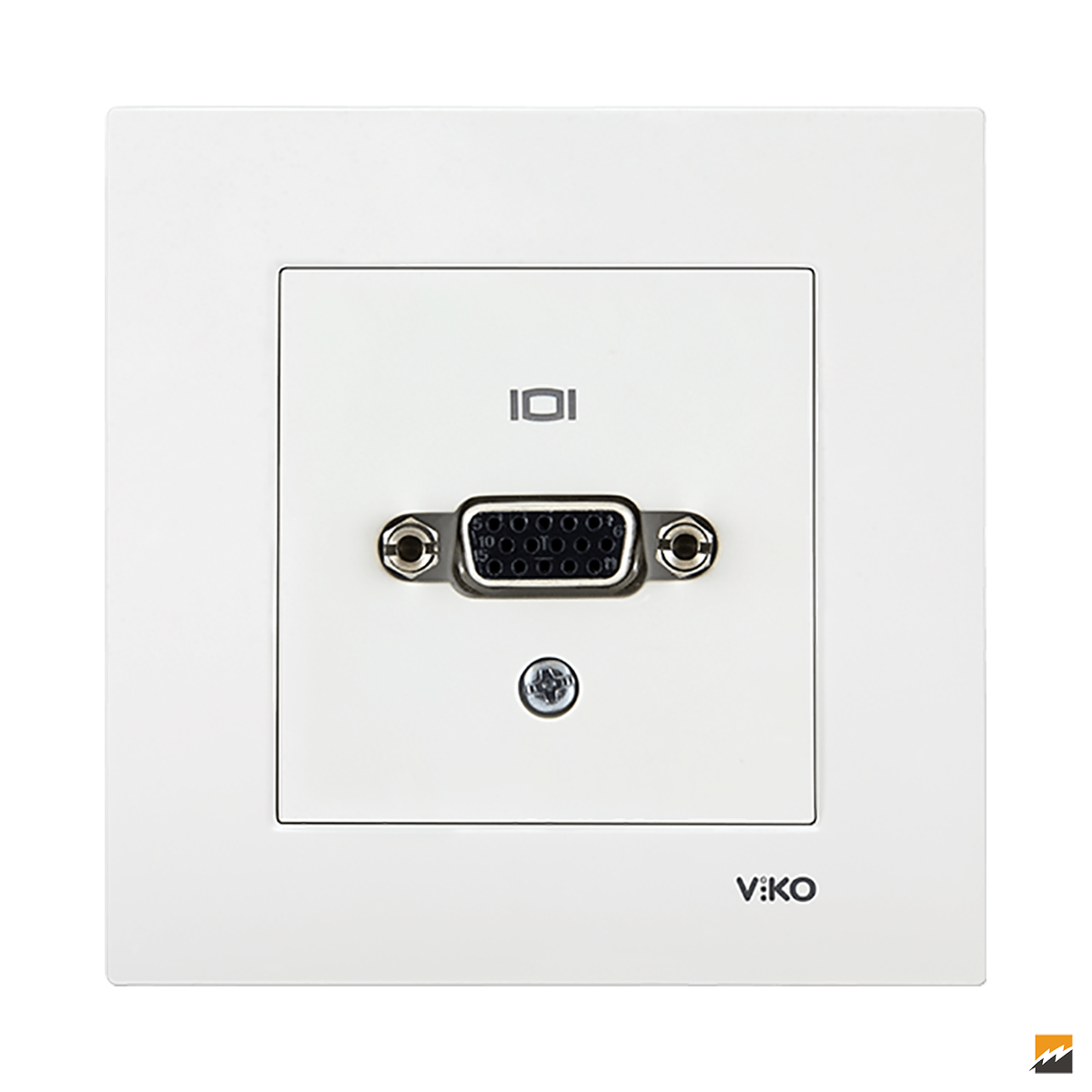 Karre Clean Sıva Altı VGA Konnektör Klemensli (Beyaz I Krem)_Viko by Panasonic