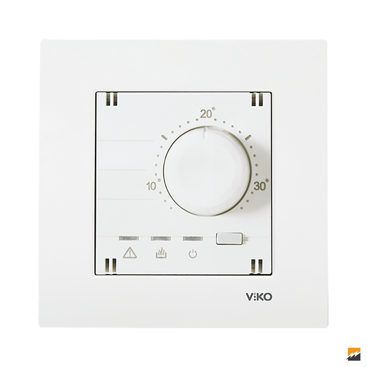 Karre Clean Sıva Altı Analog Termostat Isıtma / Soğutma (Beyaz I Krem)_Viko by Panasonic