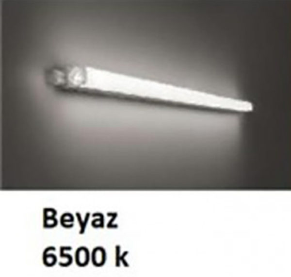 Borled_30W 120 cm TSE Level Led Etanj Armatür 1 Saat Acil Kit 3000Lm 4000K/6500K_ BLT-E1-0011-1H 6500K-Beyaz Işık