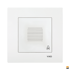 Karre Clean Sıva Altı Zil (Buzzer) (Beyaz I Krem)_Viko by Panasonic