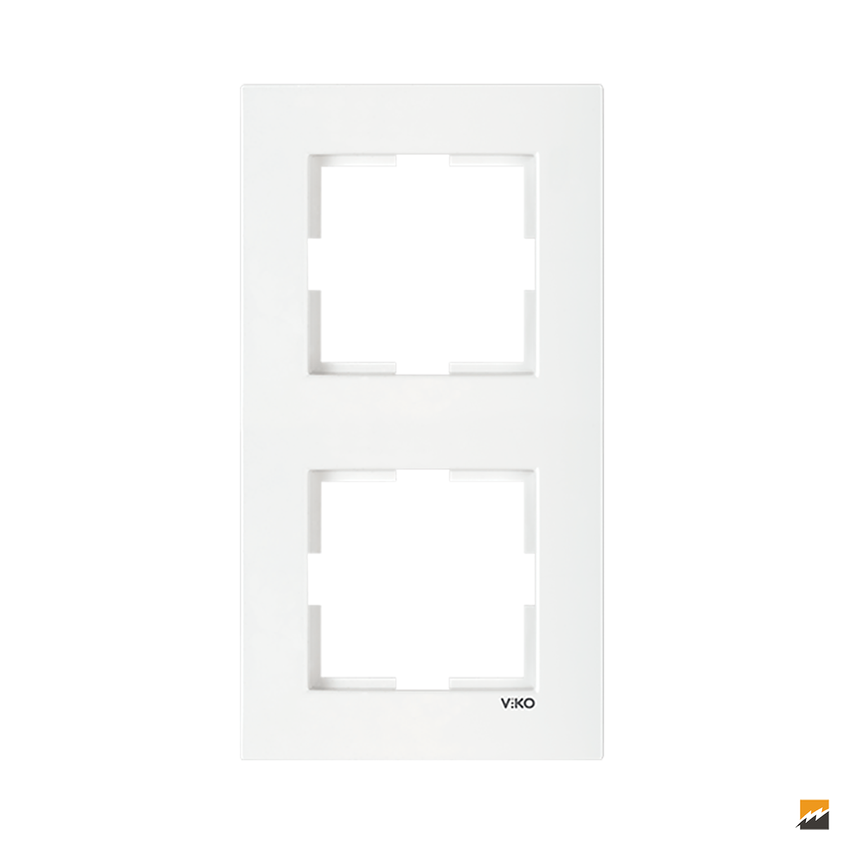 Karre Clean Sıva Altı İkili Dikey Çerçeve (Beyaz I Krem)_Viko by Panasonic