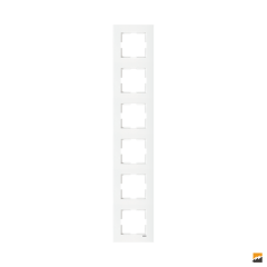 Karre Clean Sıva Altı Altılı Dikey Çerçeve (Beyaz I Krem)_Viko by Panasonic