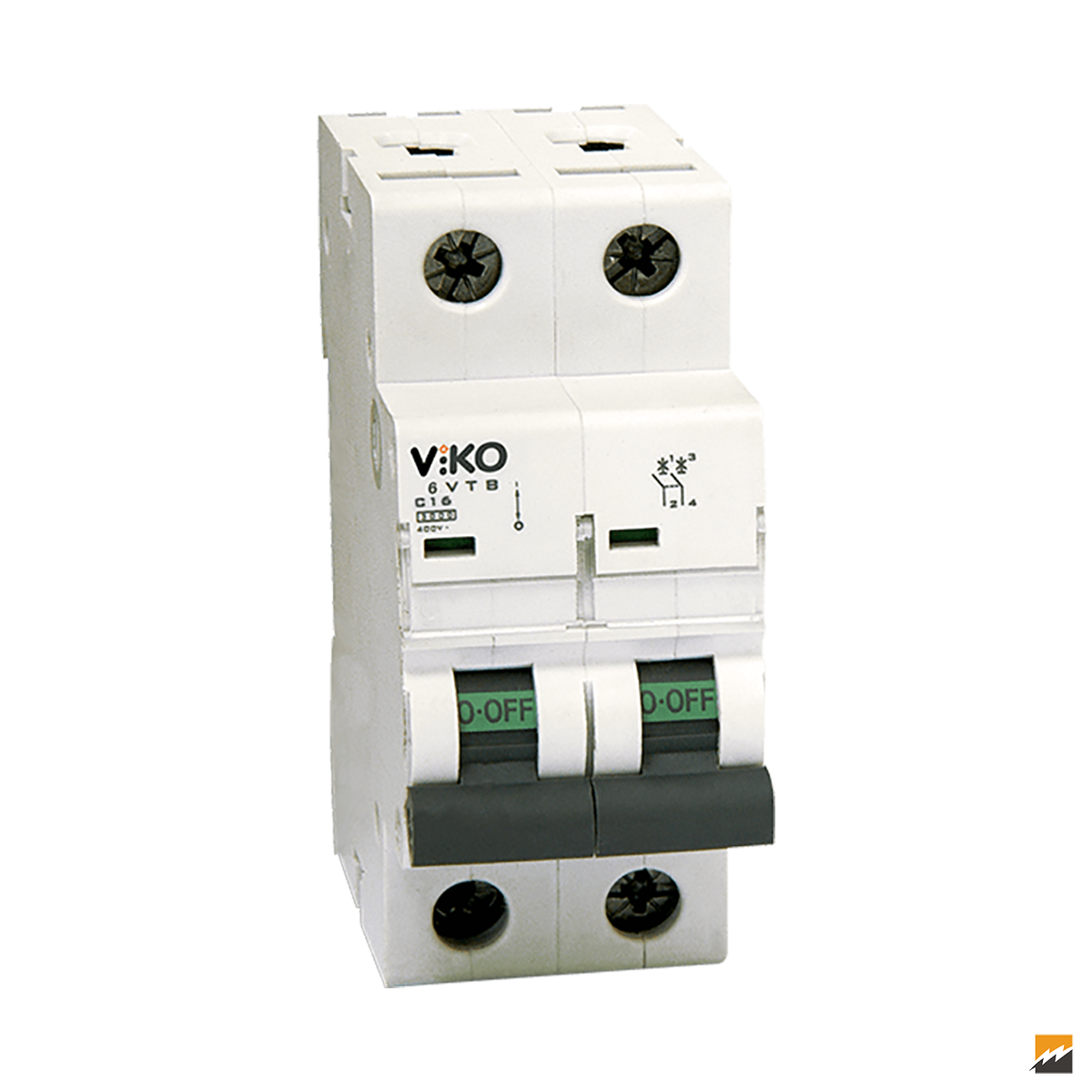6 kA C Eğrisi (18mm)-2 Kutup-80A-6 VTB Serisi Otomatik Sigorta_Viko by Panasonic