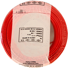 6mm² HFFR NYA (H07Z1-U) Kablo (100'lük)_  FGLMPW58 Kırmızı