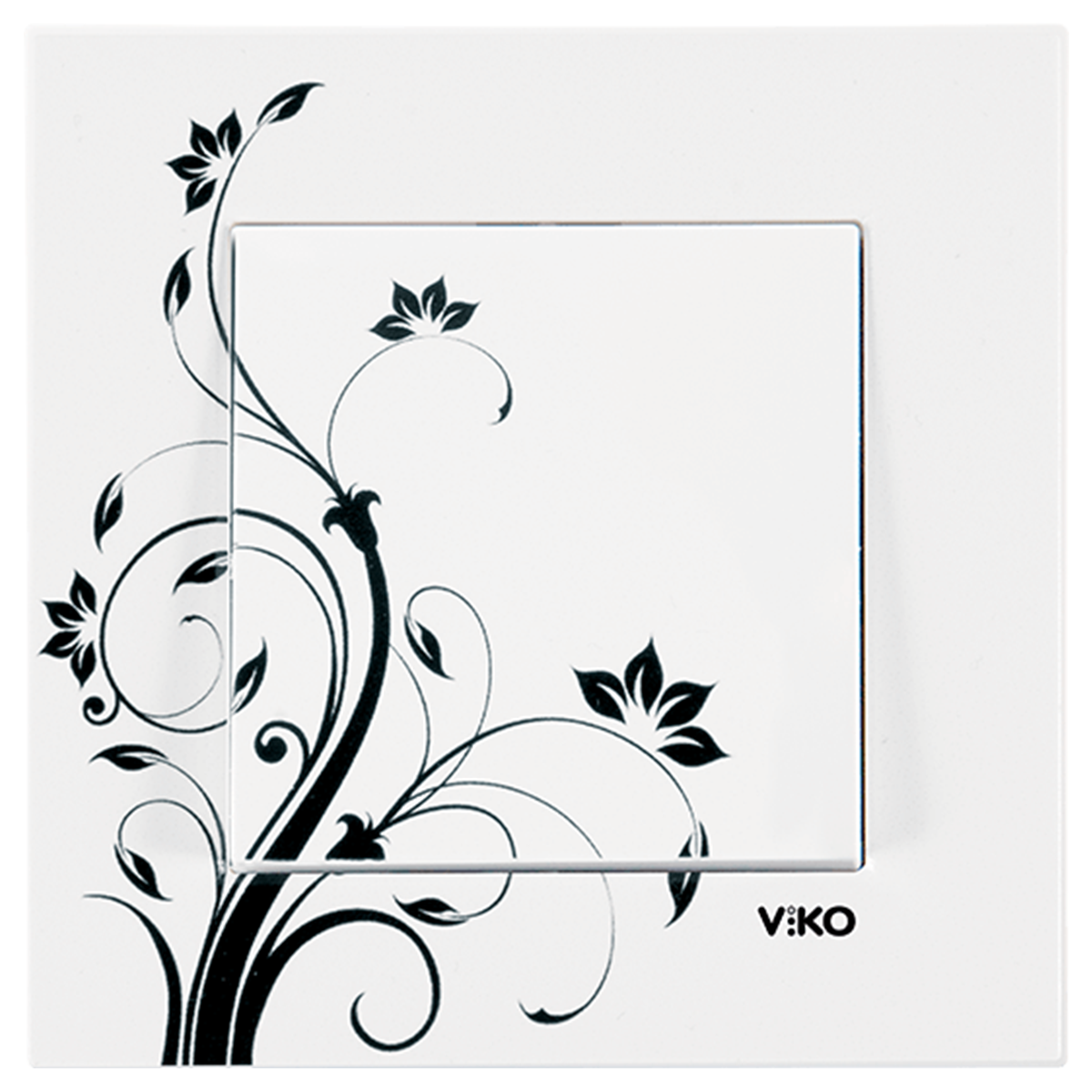 Karre Style_Anahtar/Çiçek (Mekanizma+Kapak+Çerçeve dahil)